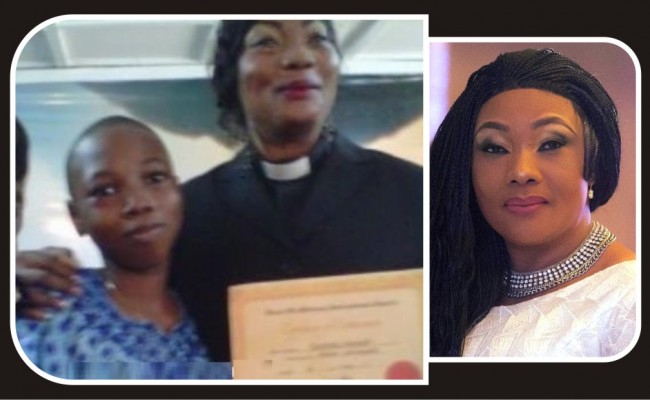 Image result for The 15-year old son of Nollywood actress and Evangelist, Eucharia Anunobi, Raymond Ekwu, has died.