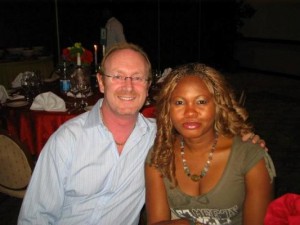 Andrew Harvey and Goldie