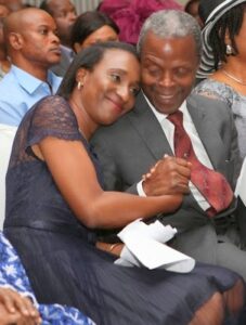 ...with wife, Oludolapo