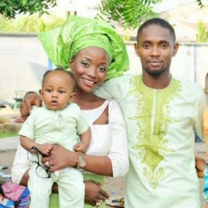 Dehinde Olayokun and family