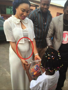 Her suspected baby bump