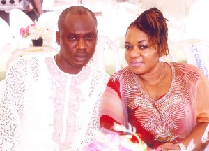 Soji with wife....
