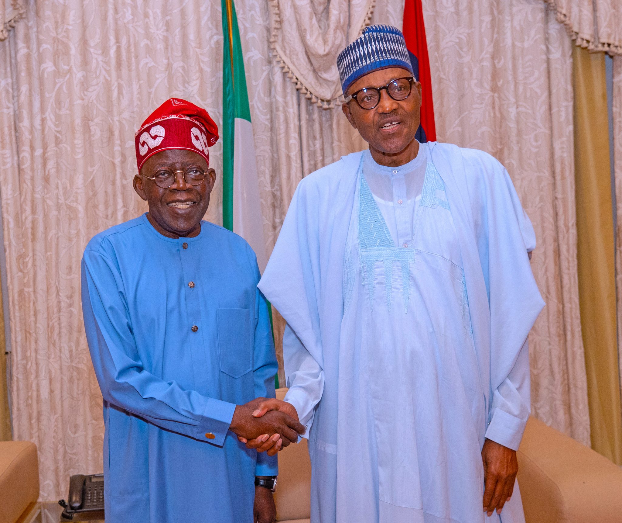 Buhari receives Tinubu on a thank you visit – Encomium
