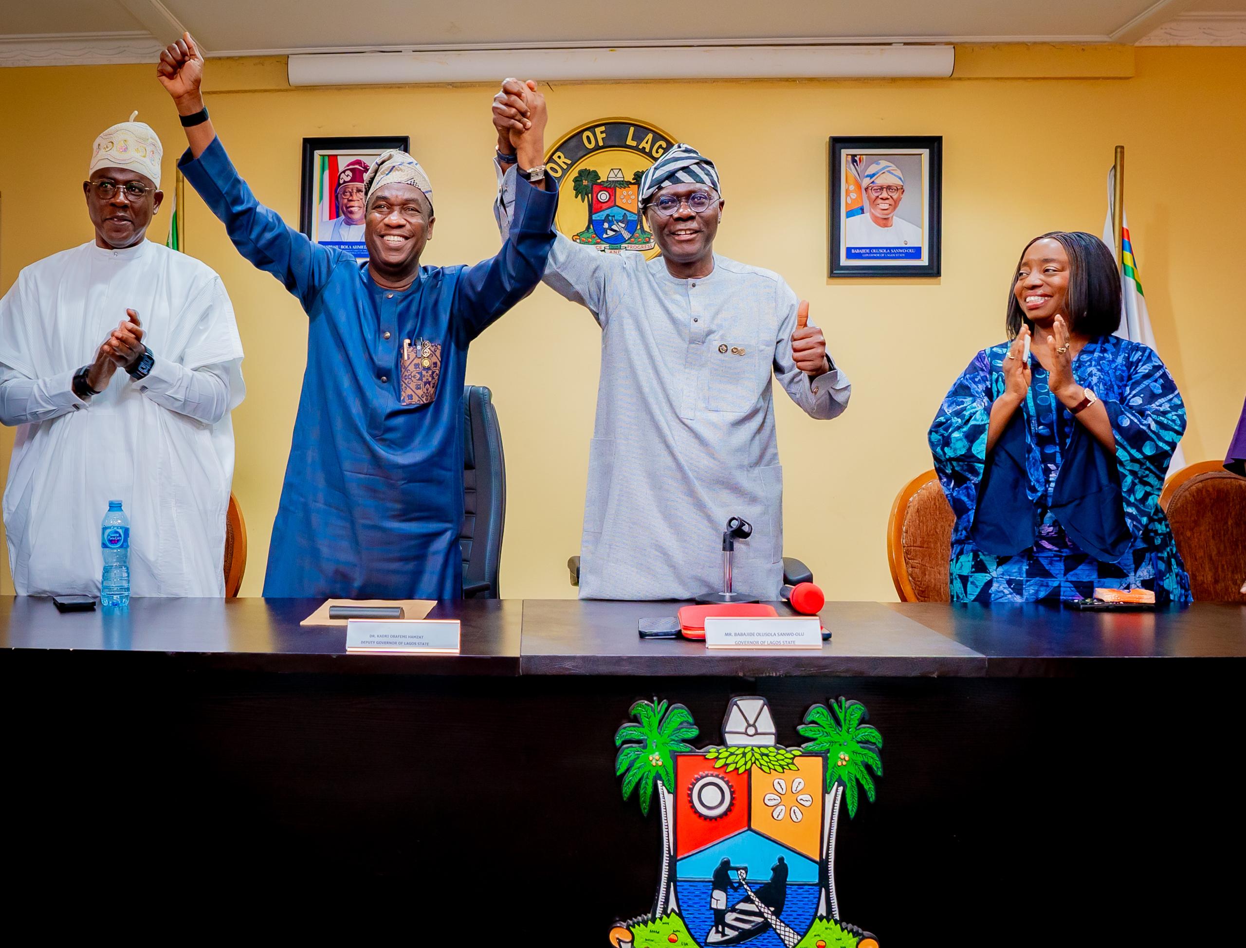 2027: Sanwo-Olu blesses Dep Gov, as Hamzat consults governor on gubernatorial aspiration