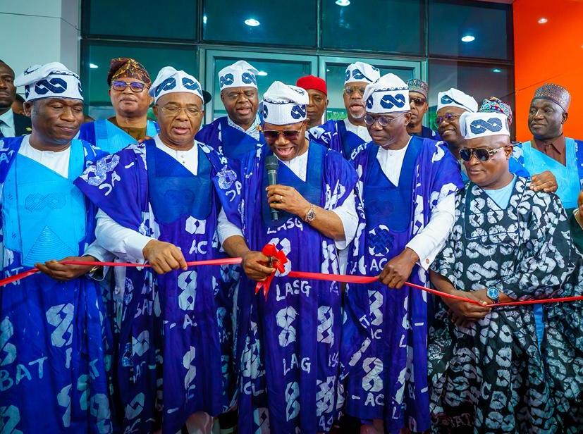 ‘Lagos has raised bar in quality project delivery’ — Tinubu says, as he unveils bridge, multi-storey offices in home state
